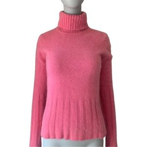 Saks Fifth Avenue Vibrant Pink Cowl Neck Sweater